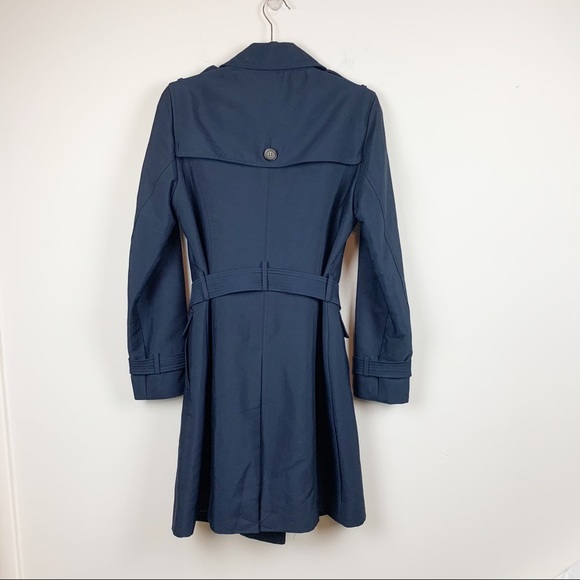 JACQUI-E Black Label Ashley Navy Trench - Picture 7 of 11